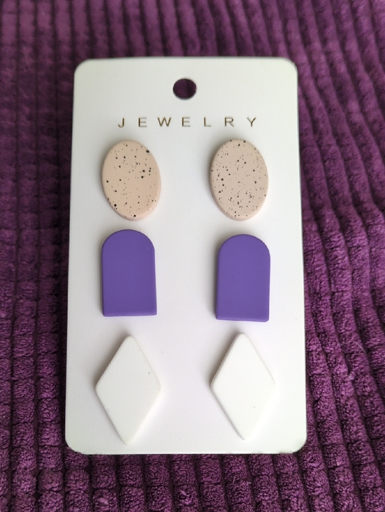 Jewelry - 80s Inspired Earrings- Set of 3